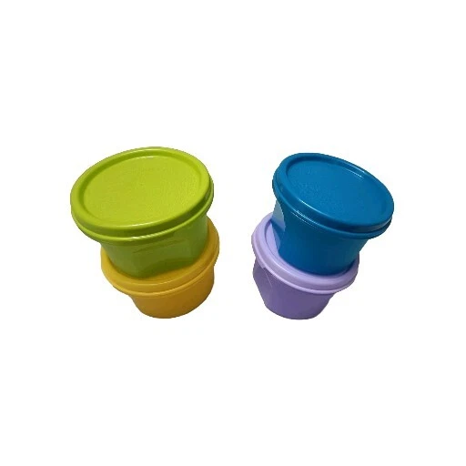 Tupperware MM Round 1 Set Of 4 Dry Storage containers Masala Storage - Image 3 of 4