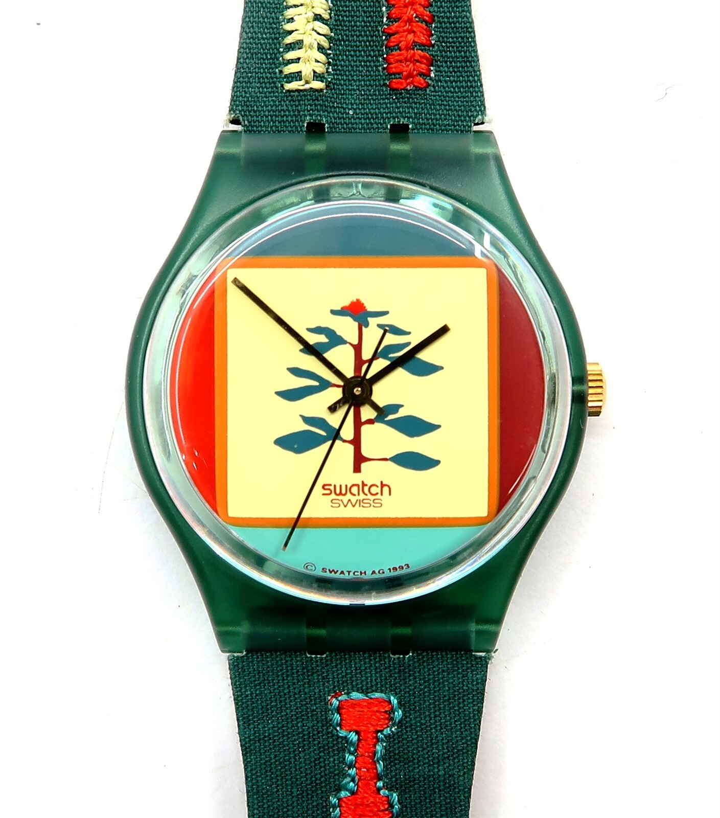 Vintage 1994 Swatch PHONCO GM122 Watch with Case & Papers by C Marino