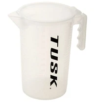 Tusk Oil Measuring Cup Hinged Lid Spout Raised Markings 35 oz./1000cc 4, 2Stroke