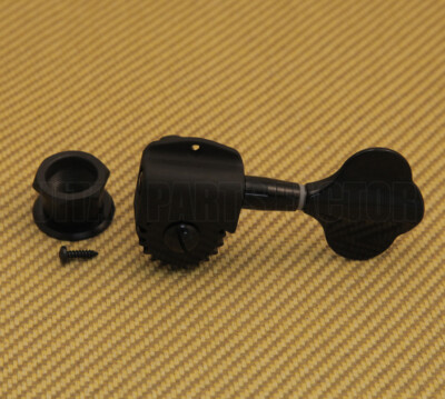 JB-350-BK (1) Black Modern Wilkinson Bass Side Tuner 22:1 w/ Mounting Hardware
