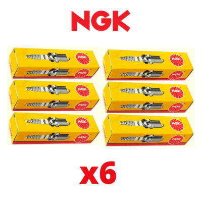6x NGK Spark Plugs for MASERATI 228 2.8 86->90 Nickel