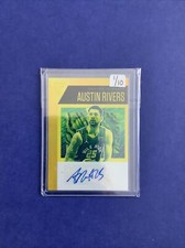 2020-21 Flux Austin Rivers GOLD Prizm Auto 1/10.  #FRS-ARV Nuggets