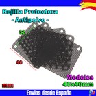 5x Filtro Antipolvo tipo malla en PVC para ventiladores de 40x40mm 