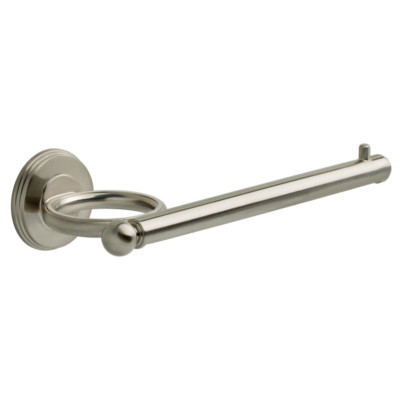 DELTA Brighton Single Arm Toilet Paper Holder Satin Nickel Finish # BRT50-SN