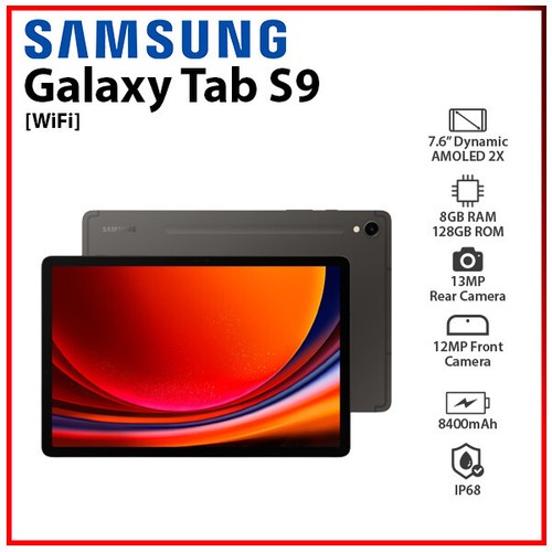 Samsung Galaxy Tab S9 GRAPHITE 8GB+128GB Octa Core Android PC Tablet (WiFi) - Picture 1 of 6