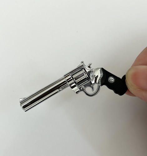 Modelo de revólver de metal miniture escala 1/6 para accesorios de utilería de figura de acción de 12"" - Imagen 4 de 6