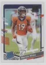 2023 Panini Clearly Donruss Rated Rookie Marvin Mims #74 1j01