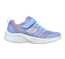 Image of Skechers Microspec - Bold Delight Trainers Juniors Lavender Size UK 2 *REFSSS265