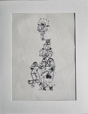 Paul Klee “Akrobaten” 1919, Lithografie.