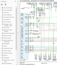 GMC Yukon 2011 diagrama de cableado a color esquema V8 5,3 L 4x4 pdf