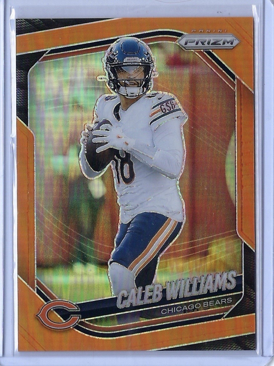 2025 Panini Prizm - Caleb Williams #124 Orange Prizm /249