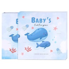 Baby Book Keepsake 118 Pages Journal First 5 Years Shower Memory Scrapbook Gift