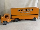 1953 TONKA ALLIED 22 in. SEMI TRUCK & TRAILER STEEL METAL EARLY CAB EXC GRAPHIC
