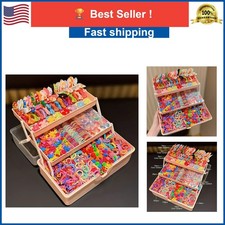 Butterfly Hair Clips Set for Girls, 555 Pcs Colorful Hair Accessories