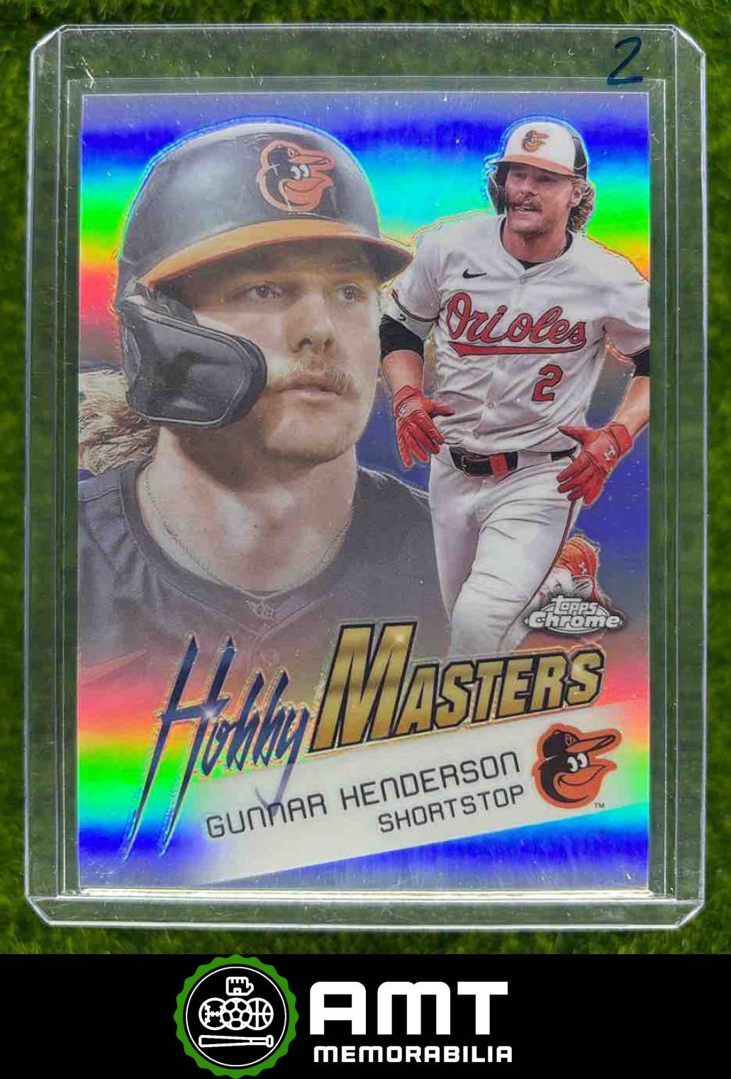 2025 Topps Chrome #HM-5 Gunnar Henderson Hobby Masters Baltimore Orioles #2