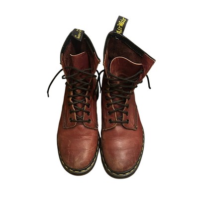 DocMarten AirWare Oxblood Men’s 6 Combat Boots Dr. Martens Luana AirWair Burgundy Leather Combat Boots  main image 4