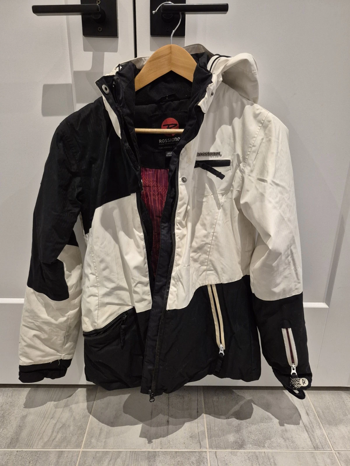 Black White Rossignol Performance Storm 5000/5000 Women's Jacket Size Small*READ