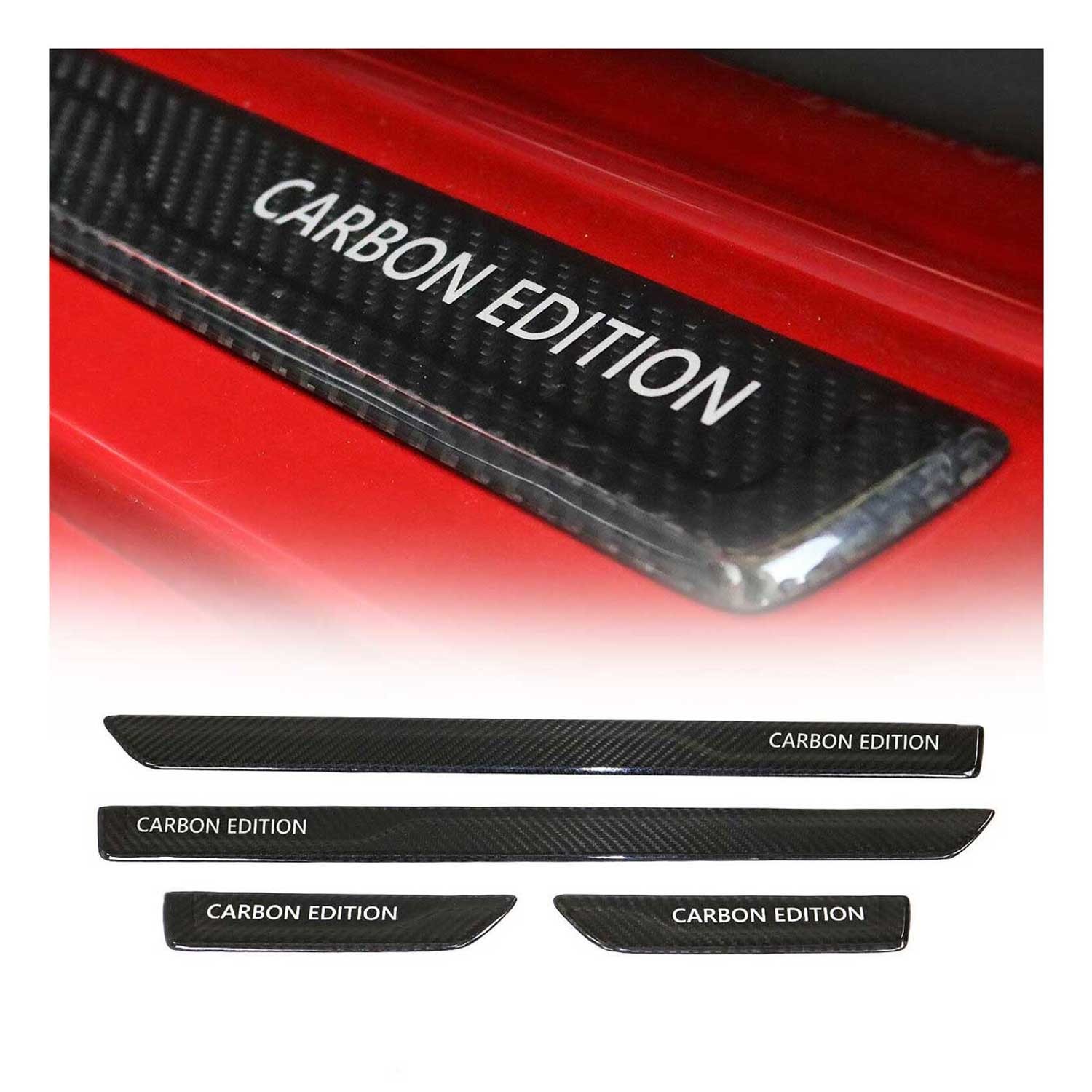 Seuil de porte Renault Clio 4 carbone noir pour les trajets du quotidien