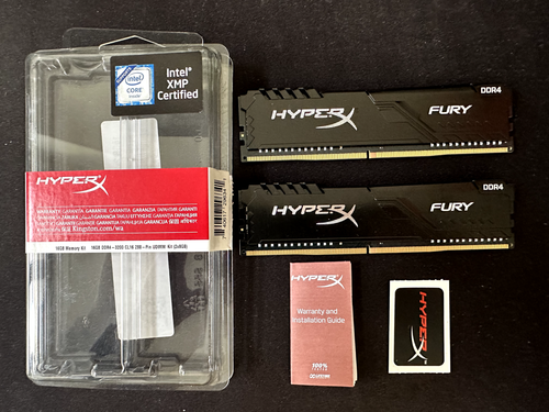 HyperX Fury DDR4 Memory Kit (16GB) - 2x8GB DDR4 - 3200 CL 16