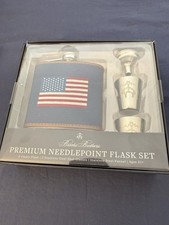 New Premium Needle Point Flask Set 6 Ounce New Premium Needle Point Flask Set 6 Ounce