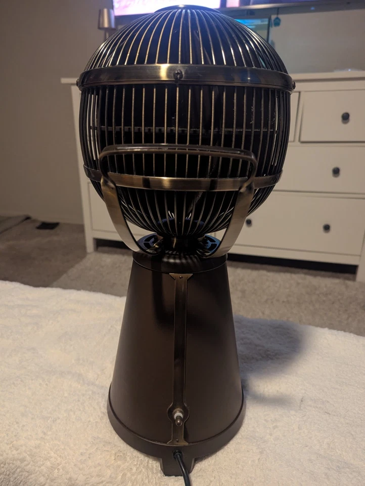 Fanimation Fargo Fan Desktop Table Bronze Round Ball 360 Globe Vintage FP3320 - Image 4 of 4