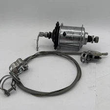 Vintage 1973 Sturmey Archer AW 3 Speed Bicycle Hub 36 Hole Clean! W/ Shifter