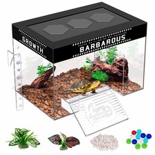 Adjustable Turtle Basking Platform 9.8x6.3x6.3''Acrylic Turtle Topper  Dock ...