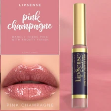LipSense Pink Champagne by SeneGence Long Lasting Liquid Lip Color Full Size