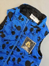 Disney Mickey Mouse Vest Blue Puffer Sleeveless Jacket Toddler Boy