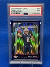 2024 Donruss Optic Drake Maye PURPLE SHOCK Rated Rookie RC #229 PSA 9 PATRIOTS