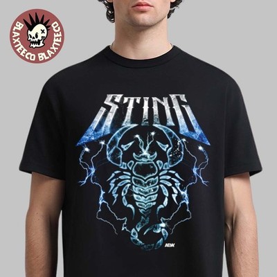 Sting AEW The Icon Lightning Scorpion T-Shirt S-5XL
