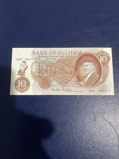 Neuheit Bank of Fulham 10 SCHILLING SCHEIN M38662210 (33)