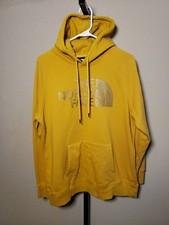 The North Face Women's Large Yellow Gold Half Dome Fleece Pullover Hoodie