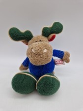 Nici Elch Detlef Plüsch Rentier liegend ca 20cm Kuscheltier Stofftier Plüschtier