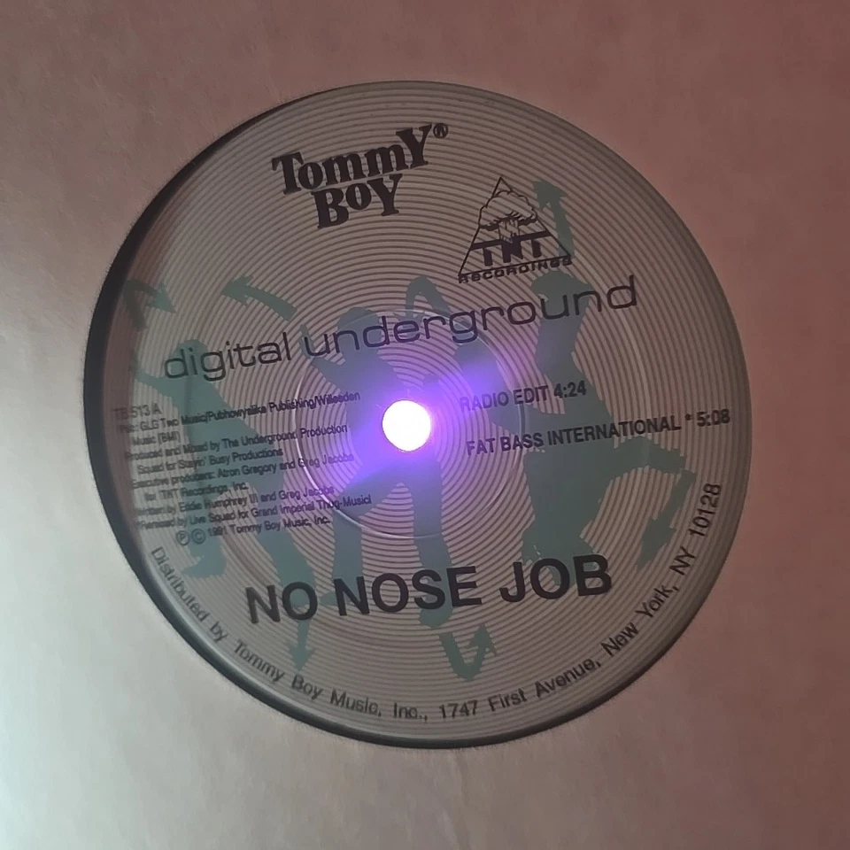 Digital Underground–No Nose Job–1992 Tommy Boy–TBX551 Vinyl Record 12" Single - Imagem 3 de 4