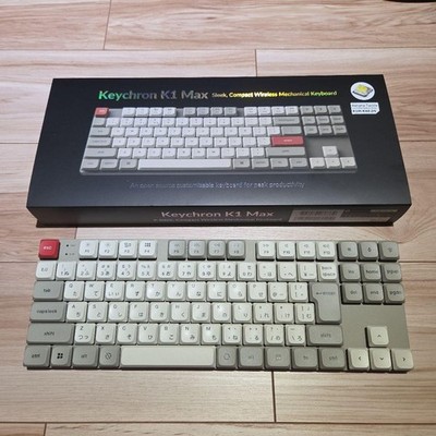 Keychron K1 Max Retro Wireless Mechanical Keyboard QMK Banana Switch Tested
