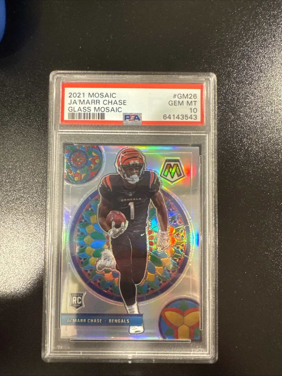 JaMarr Chase Panini Mosaic Glass Mosaic #GM26 Base