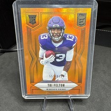 2025 Panini Donruss Elite - Rookies Tai Felton #123 Status Metallic Orange /849