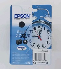 Original Epson Black 27 XL Druckerpatrone Tintenpatrone Schwarz neu, OVP