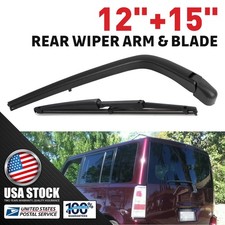 New 12''+15'' OEM Quality Windshield Rear Wiper Arm & Blade One Set All Season