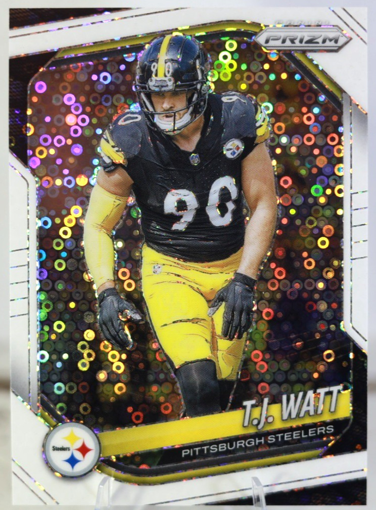 2025 Panini Prizm - T.J. Watt White Disco #263