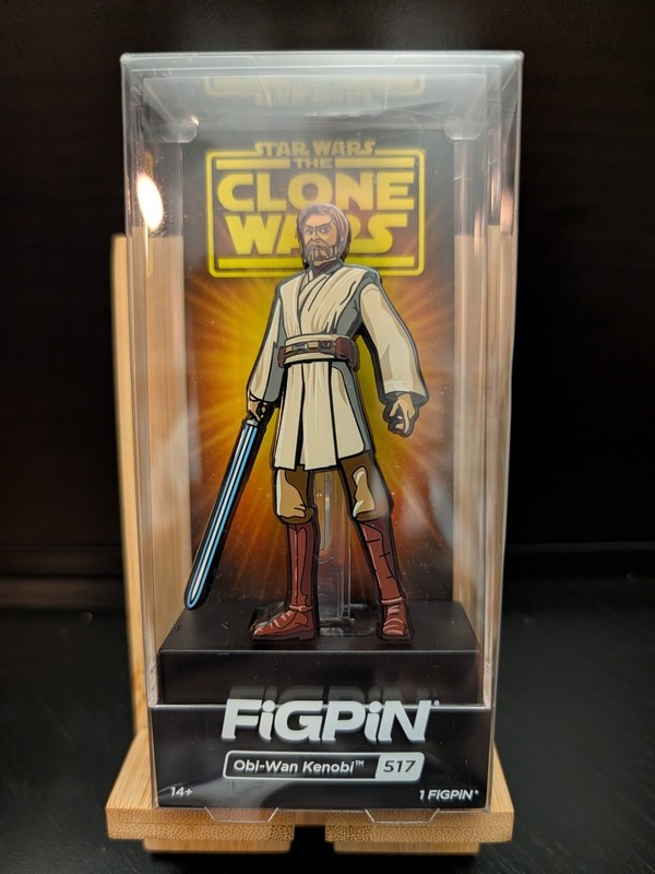 FiGPiN Classic Obi-Wan Kenobi #517 Collectible Pin Brand New In Box