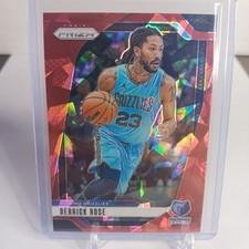 2024-25 Prizm Basketball #53 Derrick Rose Red Ice Prizm