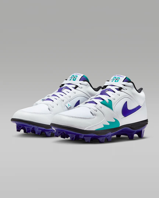 スパイク JORDAN STADIUM 90 LOW TD HQ0210-105 ✅️ Jordan Stadium 90 Low TD White Grape Football Cleats HQ0210