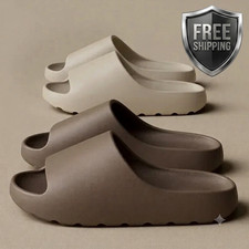 Unisex Cloud Slippers Soft EVA Thick Sole Sandals Pillow Slides Beach Shoes Pool