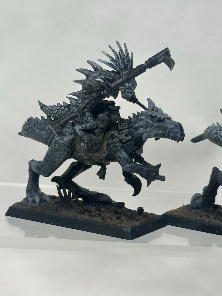 Warhammer 40k Kroot Carnivores Knarloc x2 Tau Empire Kitbashed AOS Aggradon - Bild 2 von 4