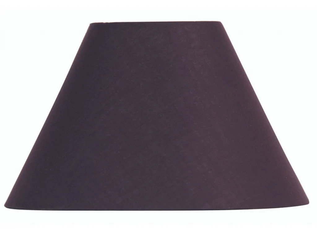 Lampshade Purple 8"" Coolie Plum Premium Cotton 200mm Oaks Lighting S501/8 PL