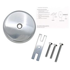 Gold-Hao-The-Bathroom Single Hole Bathtub Drain Overflow Plate/Tub Chrome
