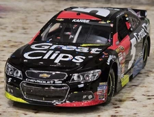 2013 #5 Kasey Kahne Great Clips Chevrolet SS Bristol Race Win 1:24 Diecast
