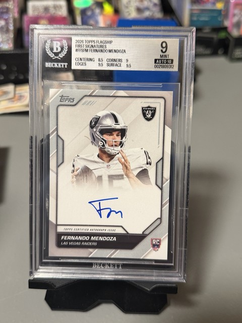 Fernando Mendoza 2026 Topps Topps First Signatures